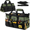 UUP 18" Large Tool Bag, Heavy Duty Spacious Carry Tool Box Organizer, Green by UUP
