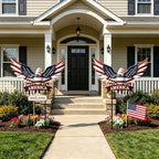 Large Eagle Patriotic Decor Garden Stakes Decorative with America - Image 6