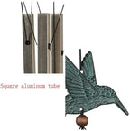 Outdoor Wind Chime Charm Vintage Fashionable Outdoor Living Wind Chimes Yard Garden Tubes Bells Copper Butterfly Wall Hanging Home Decoration Memorial Wind Chime (Color : C, Size : One Size) - Image 3