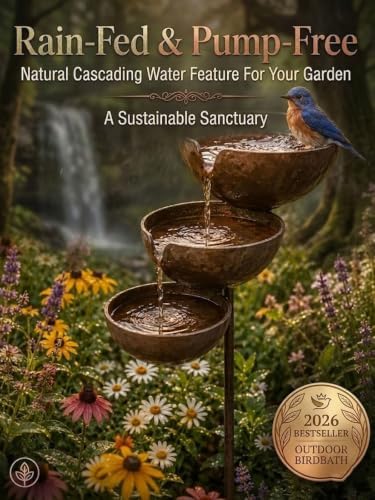 Rain Catcher Bird Bath Tiered, Bring Life Back to Your Garden – Rain Catcher Bird Bath, Rustic Metal Garden Stake, Weather-Resistant Outdoor BirdBath for Yards (Light Copper,3PCS) - Image 2
