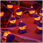 CAKERS Creative Halloween Fairy Lights|Warm White Light Novelty String Lights|Led Hanging Copper Wire Lights|Night Lamps for Party Home Office Decor,B,3m(9.8ft)-20LED-Battery by CAKERS