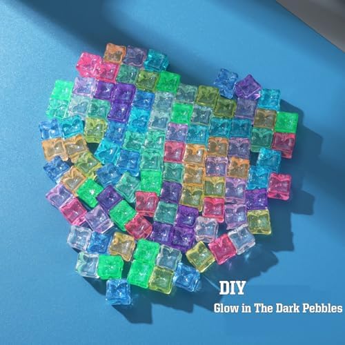 Glow Rocks for Garden, Outdoor Glow in The Dark Stones, 4.4LBs - Image 2