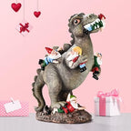 SOWSUN 14" Garden Gnomes Statue Dinosaur Outdoor Decor Gifts for Women - Image 4
