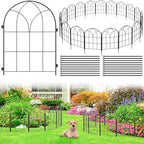 Decorative Garden Fence, 21 ft Metal Border, No Dig Flower Bed Edging 20 PC by Unknown