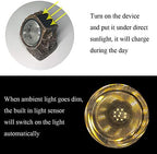 SunKite Solar Powered Rock Light, 2 Pack 10 LED Waterproof Garden Stone Lights Outdoor Landscaping Spotlights, Yard Patio Pathway Driveway Landscape Rock - Image 4