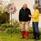 Wind Spinners for Outdoor Yard Decor, 360 Degrees Swivel Large Outdoor Metal Wind Spinner, 76" Wind Sculptures Garden Decor for Patio Lawn Yard - Image 6