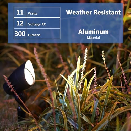 Malibu Low Voltage 11W LED Floodlight Landscape Lighting for Garden, Path, Lawn, Patios Use - Image 2