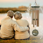 Personalized Memorial Wind Chimes Feather Mourn Wind Chimes - Image 5