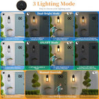 18'' Large Motion Sensor Outdoor Lights, Dusk to Dawn Porch Light - Image 3
