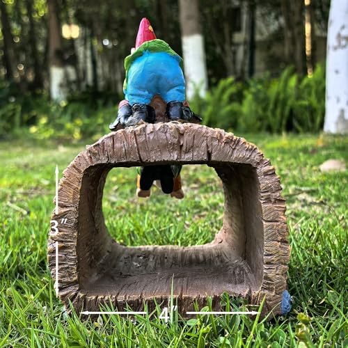 Decorative Gutter Downspout Extensions Statue,3" x 4" Downspout Extension Sculpture,Gnomes Decorative Rain Gutter Downspout Extension Figurine Decor Sculpture for Lawn Yard - Image 7