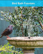 Biling Solar Fountain for Bird Bath, Solar Panel Kit Outdoor Solar Water Pump with 4ft Tubing for Hummingbird Bath, Small Pond and Fish Tank - Image 5
