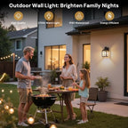 Outdoor Wall Lights, Exterior Lighting Fixtures, Dusk to Dawn 10" (1-Pack) - Image 6