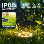 SOLPEX 16 Pack Solar Ground Lights Outdoor, Backyard Decor Warm White - Image 6