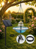 2026 Smart Birdbath Fountains Solar Power Hanging Birdbath Fountain by Unknown