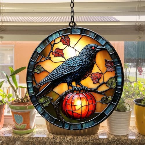 Raven Acrylic Suncatcher - Image 4