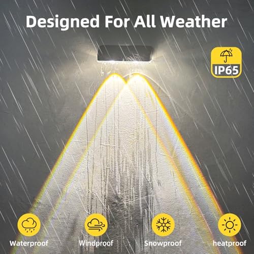 EGOBOO Outdoor Solar Lights for Fence, 12H Runtime, IP65 Waterproof, 6 Pack - Image 5