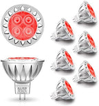 ALIDE Red MR16 GU5.3 Led Bulbs 12V Low Voltage 5W for Christmas Holiday by ALIDE