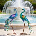 Metal Peacock Statue Garden Decor Yard Art Decoration Outdoor Sculpture - Image 3