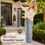 45" Memorial Large Wind Chimes Outdoor Deep Tone with 6 Heavy Tubes - Image 4