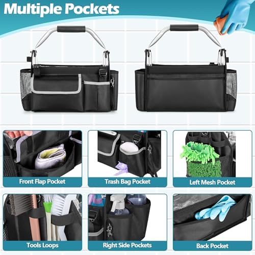 HODRANT Wearable Cleaning Caddy Organizer with Divider & Support Pad - Image 3