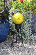 Achla Designs G6-Y-C, Lemon Drop 6-Inch Crackle Gazing Globe Ball, 6 - Image 6