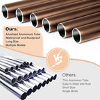Bursvik 37" Aluminum Wind Chimes for Outside (2 Pack Coffe) - Image 3