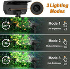 LANSOW Solar Spot Lights Outdoor IP67 Waterproof, 4 Pack/76 LED, Cool White - Image 2