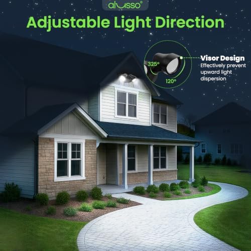 ALUSSO Dusk to Dawn Outdoor Lighting 30W 3500LM 3CCT 3000K/4000K/6500K 120V - Image 7