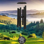 Retirement Gift for Woman Men, 32" Wind Chimes Retirement Gifts, Happy Retirement Gifts for Coworker Colleague Boss Teachers Nurses Friends, Going Away Gifts Retirement Decorations (Black) - Image 3
