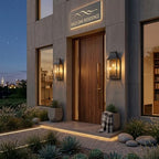 21" Large Classic Outdoor Wall Light Fixture,Exterior Sconce Lantern - Image 2