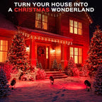 T-SUN Spot Lights Outdoor, Red Landscape Spotlights for Patio Party 4 Pack - Image 2