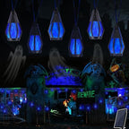 Solar String Lights for Outside, 33Ft Solar Patio Light with 15 Flickering by Jnaurb