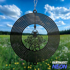 Personalized Ballerina Dancer Wind Spinner Sublimation Custom Name Ballet Dance Metal Art Laser Cut Design 3D Decor for Garden Yard Outdoor Indoor Patio Lawn Porch Girl Woman Gifts (Black) - Image 3