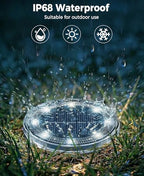 LOTMOS 30 Pack Solar Ground Lights, Solar Lights Outdoor Waterproof IP68 - Image 4