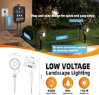 COLOER 8Pack 5W Landscape Lighting Kit with Transformer - Image 2