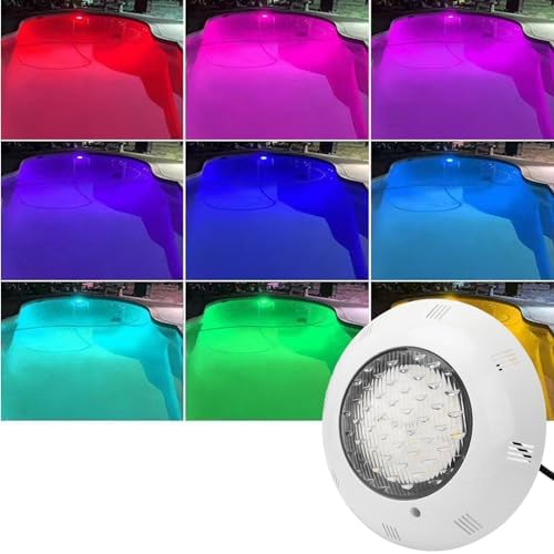 GOWENIC AC12V LED Pool Lights, IP68 Waterproof Submersible Underwater Lights, Wall Mounted Landscape Swimming Pool Light - Image 3