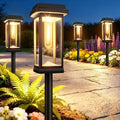 Solar Pathway Lights Outdoor, 4 Pack Upgraded Solar Garden Lights Solar Powered, Solar Lights Outdoor Waterproof IP65, 15 Hours Outdoor Solar Lights for Yard Patio Landscape Walkway Driveway Decor by TuyLuxeHome