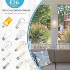 MAXvolador Outdoor Wall Light Fixtures, Exterior Waterproof Wall Lanterns - Image 3