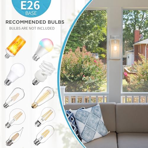 MAXvolador Outdoor Wall Light Fixture, Exterior Waterproof Wall Lantern - Image 5