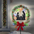 Solar Powered Nativity Scene,Christmas Decorations Outdoor Garden Stakes by HokfirmHomeDecorGarden