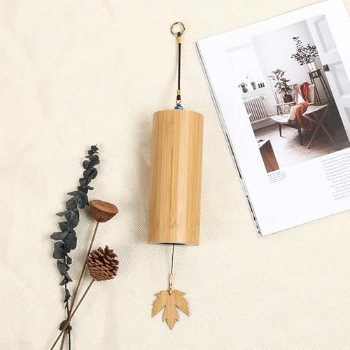 Meditation Bamboo Wind Chimes for Sound Healing Windchime for Meditation Home & Garden Decoration as Gifts (Frost-Fm Chord) - Image 2