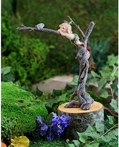 Top Collection Miniature Fairy Garden and Terrarium Garden Sprite with Bird Statue - Image 2