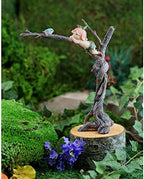 Top Collection Miniature Fairy Garden and Terrarium Garden Sprite with Bird Statue - Image 2