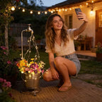 Solar Light Watering Can Decorative Flexible Retro Small Lanterns - Image 3