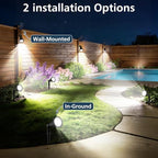 T-SUNUS Solar Spotlights 2 Pack White 6000K IP65 Waterproof Separated Panel - Image 5