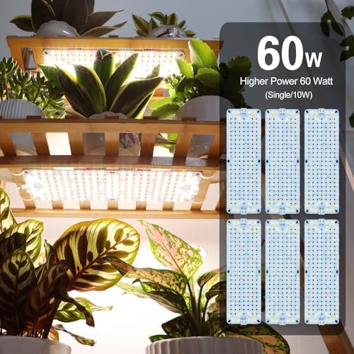 6Pack Flat Panel Grow Lights for Indoor Plants, Seed Starting - Image 5
