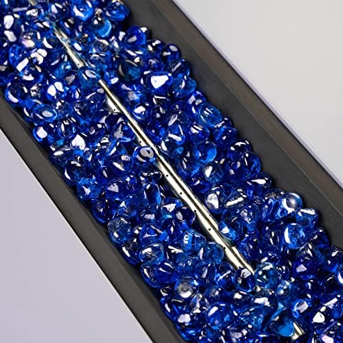 Onlyfire 10 lbs Fire Glass Diamonds 1 Inch, Reflective Fire Pit Glass Rocks - Image 5