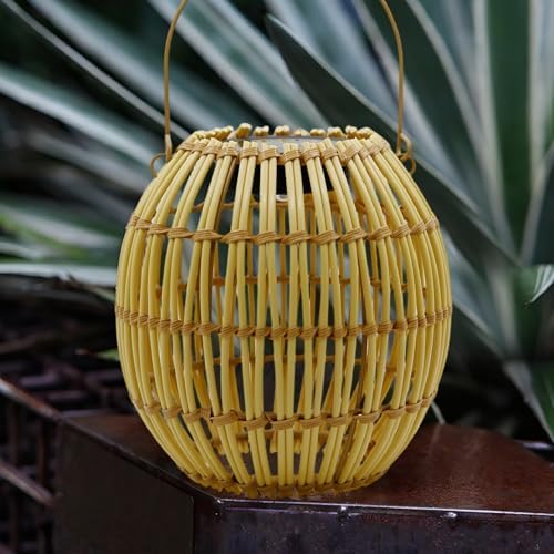 Solar Lantern Hangable Weatherproof Rattan Light - Image 2
