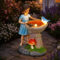 Solar Fairy Statues for Garden Decor: IP65 Waterproof Resin by Fashionoda
