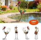 24'' Wacky Rooster Garden Statue for Outside, Patio, Backyard, Lawn - Image 5